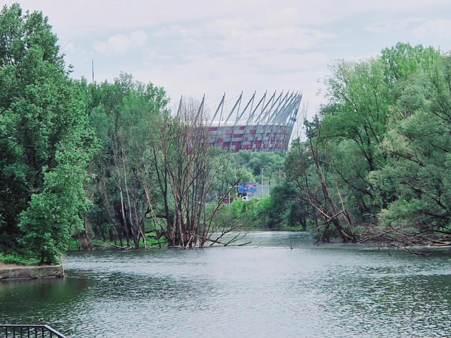 Varsovia Panorama Bridge By Better Place Стая снимка